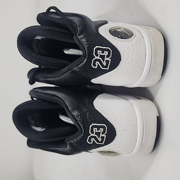 Jordan Flight Tradition Black and White Men's Sneakers 13 - Picture 5 of 7